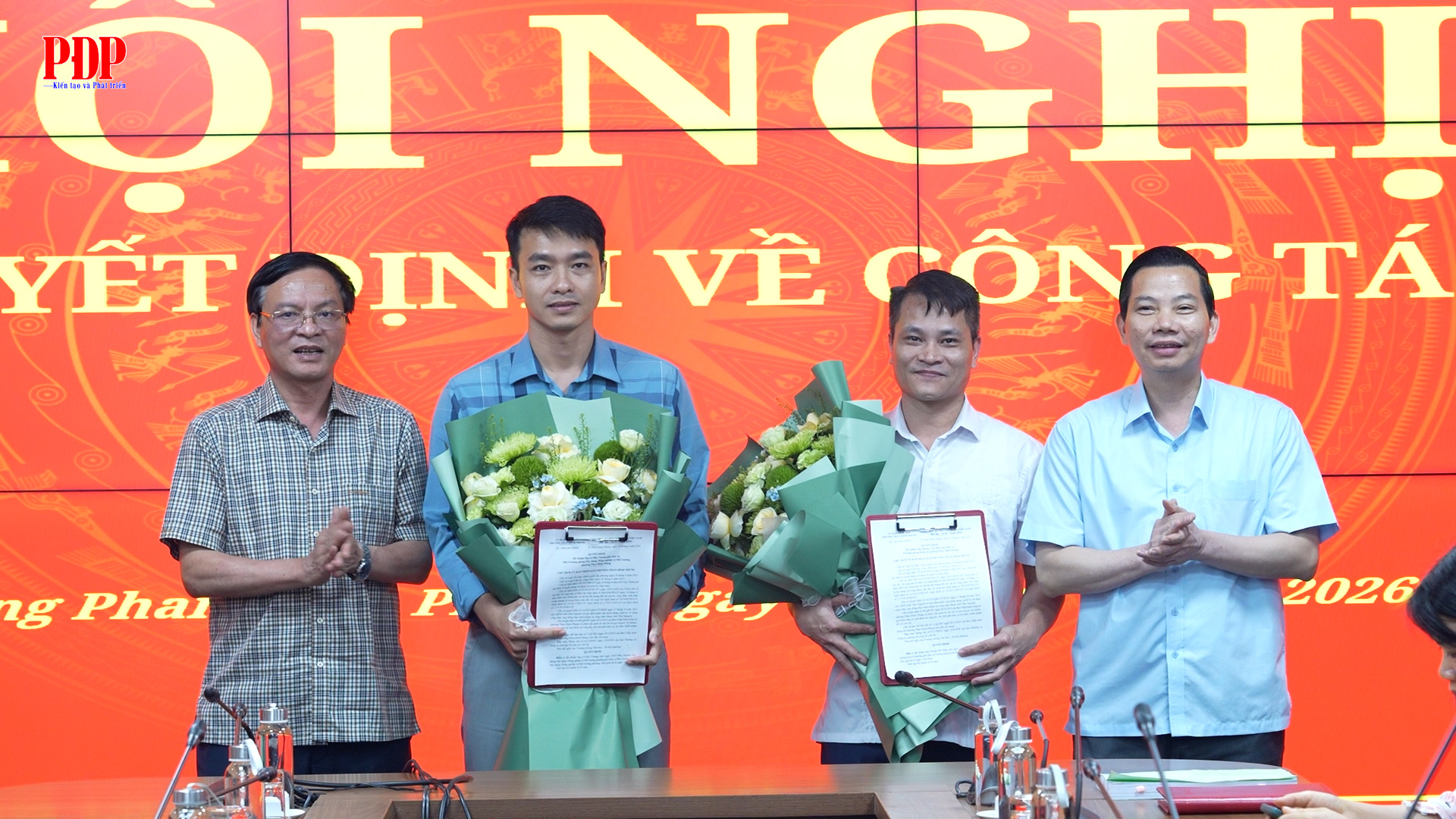 UBND phường Phan Đình Phùng công bố Quyết định về công tác cán bộ