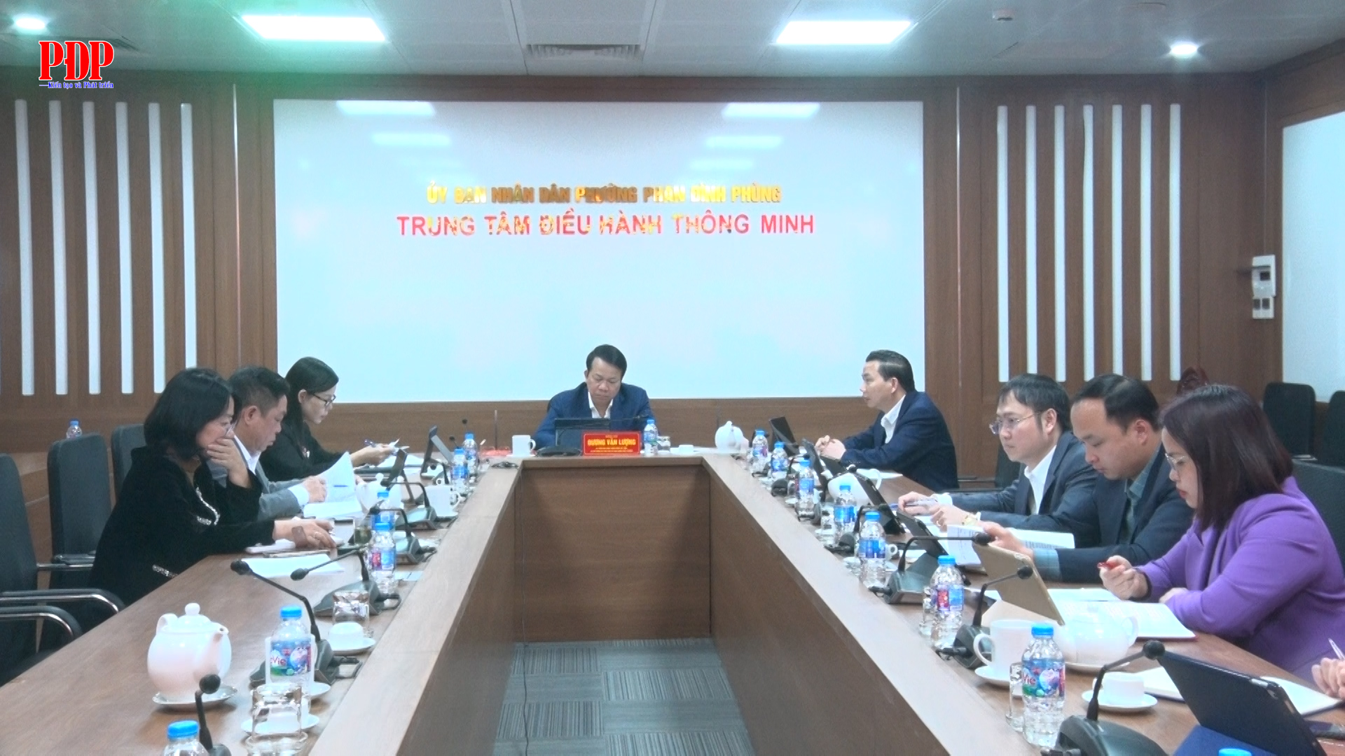Đảng ủy phường Phan Đình Phùng giao ban Thường trực Đảng ủy