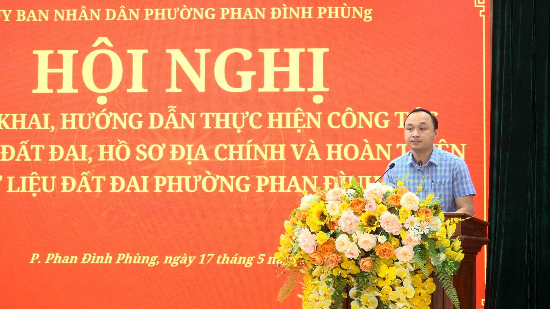 Phường Phan Đình Phùng triển khai hướng dẫn thực hiện đăng ký đất đai, hồ sơ địa chính và hoàn thiện cơ sở dữ liệu đất đai 