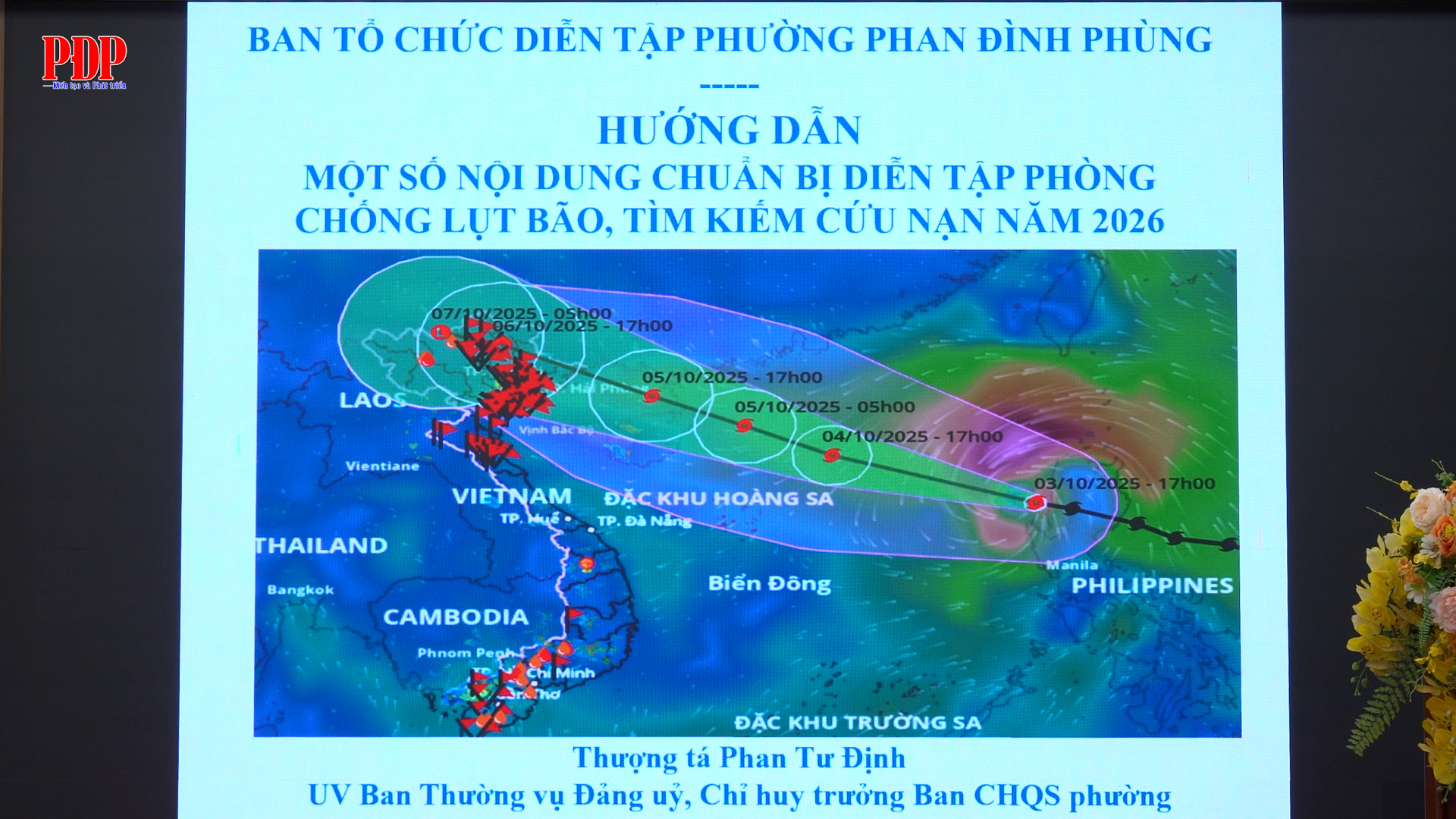 Hội nghị giao nhiệm vụ diễn tập phòng chống thiên tai và tìm kiếm cứu nạn năm 2026