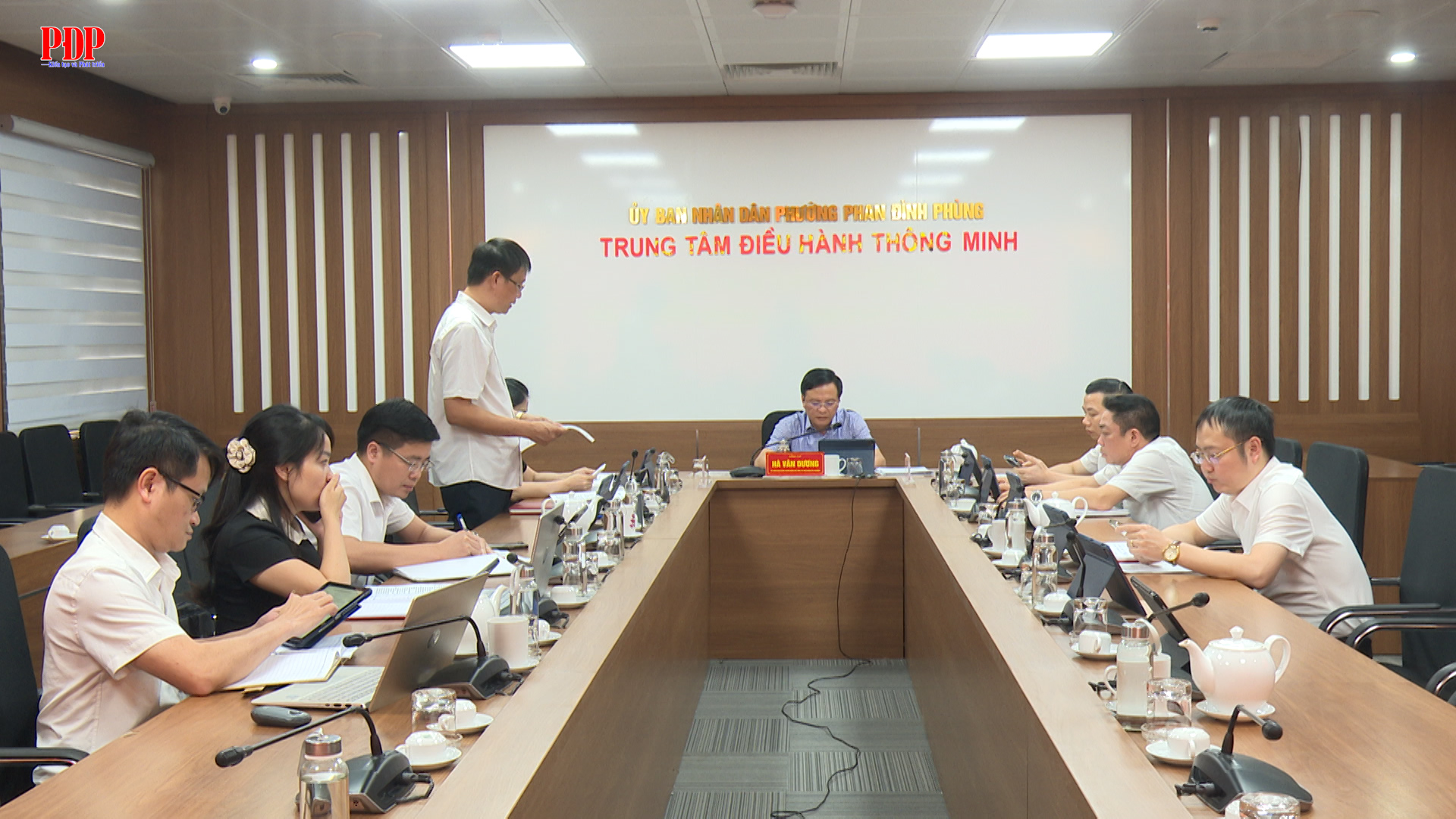 Giao ban Thường trực Đảng ủy phường Phan Đình Phùng