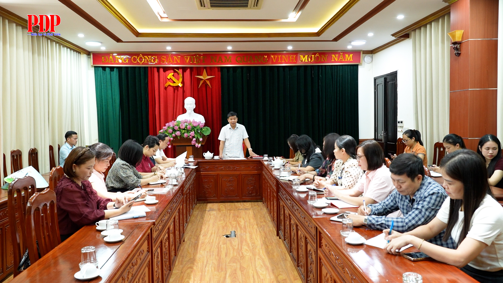 Phường Phan Đình Phùng: Họp Ban tổ chức Hội thi giáo viên dạy giỏi cấp phường đối với giáo viên tiểu học năm học 2026 - 2027.