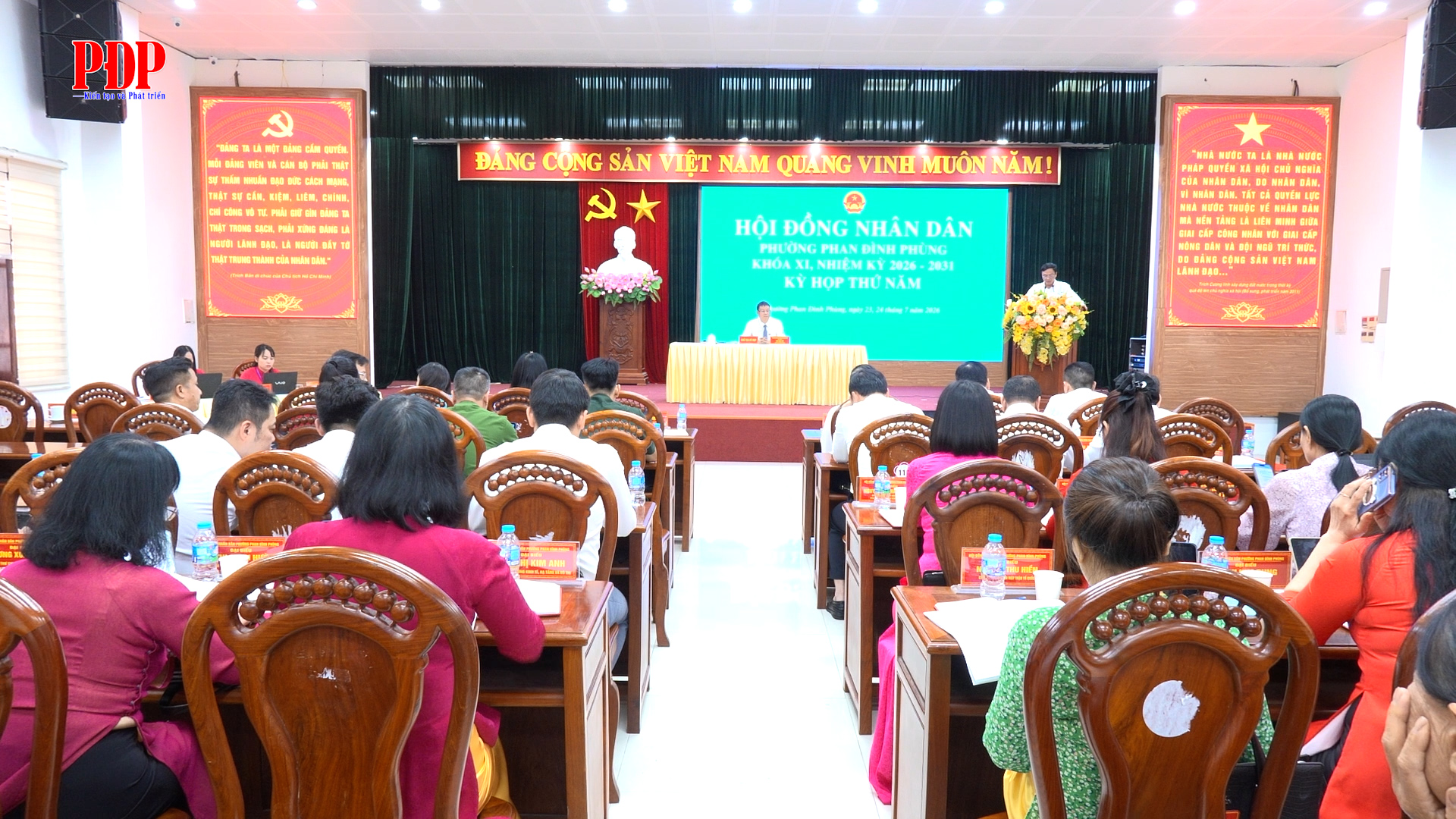 Phát huy tinh thần đoàn kết, trách nhiệm, quyết nghị những nhiệm vụ trọng tâm, tạo động lực phát triển phường Phan Đình Phùng.