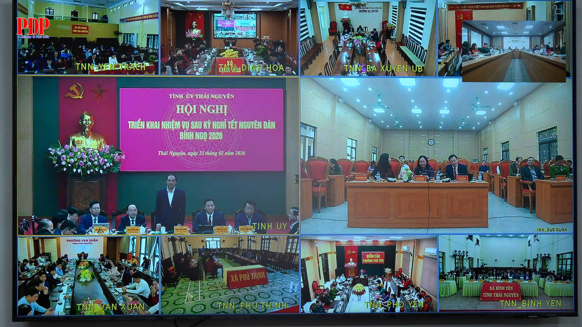 Hội nghị trực tuyến triển khai nhiệm vụ sau kỳ nghỉ Tết Nguyên đán Bính Ngọ 2026
