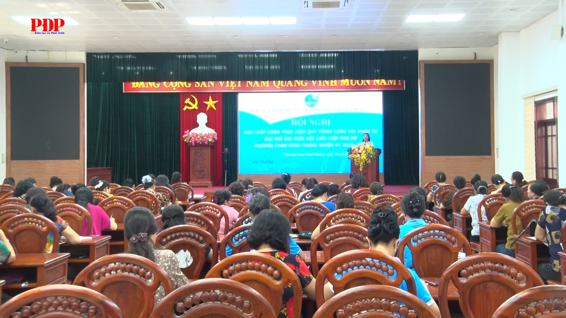 Hội LHPN phường Phan Đình Phùng: Thực hiện quy trình công tác nhân sự Đại hội đại biểu Hội LHPN phường nhiệm kỳ 2025 - 2030.