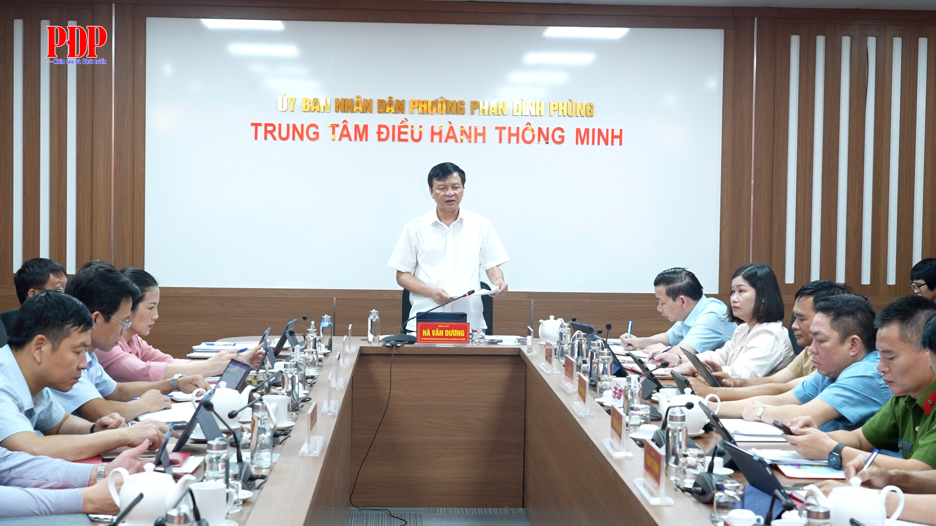 Hội nghị Ban thường vụ Đảng ủy phường Phan Đình Phùng lần thứ 33.
