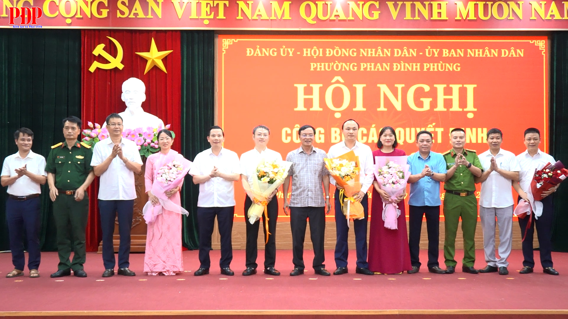 Hội nghị công bố các Quyết định về công tác cán bộ