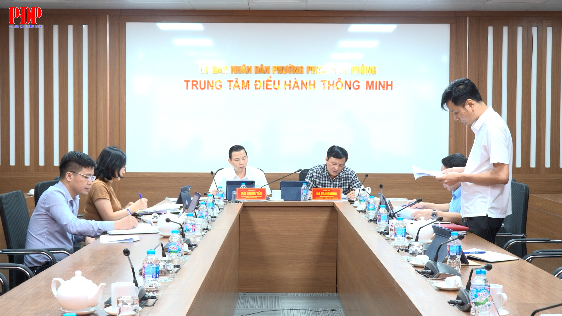 Hội nghị giao ban Thường trực Đảng uỷ phường Phan Đình Phùng tháng 5