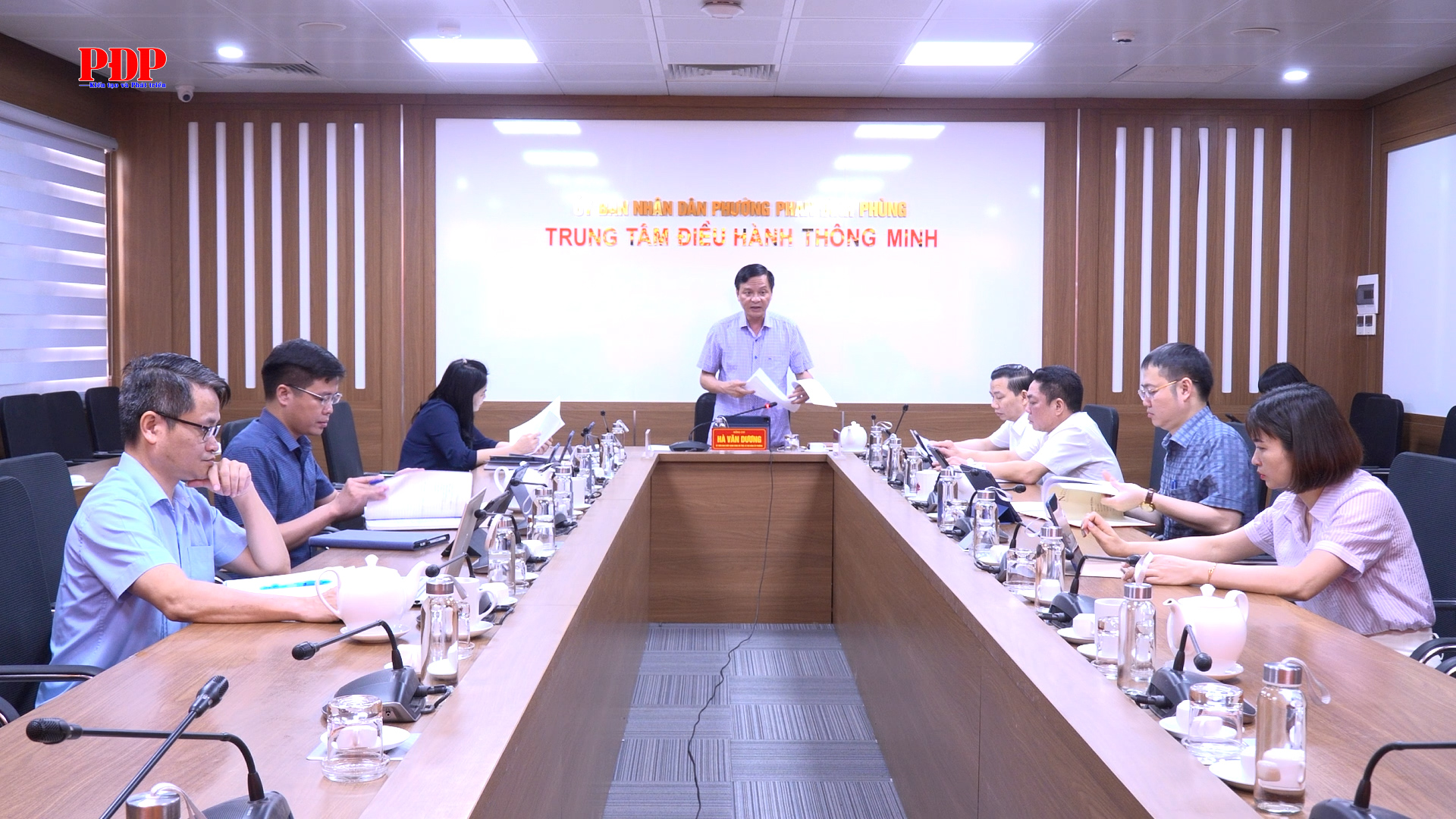 Hội nghị giao ban Thường trực Đảng ủy phường Phan Đình Phùng: Cho ý kiến vào nhiều nội dung quan trọng.
