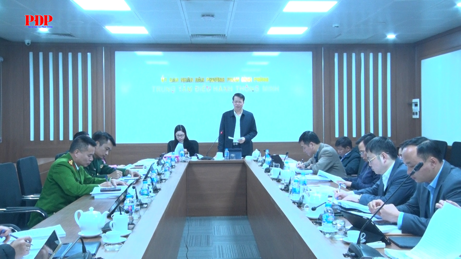 Ủy ban bầu cử phường Phan Đình Phùng tổ chức Hội nghị lần thứ 5.