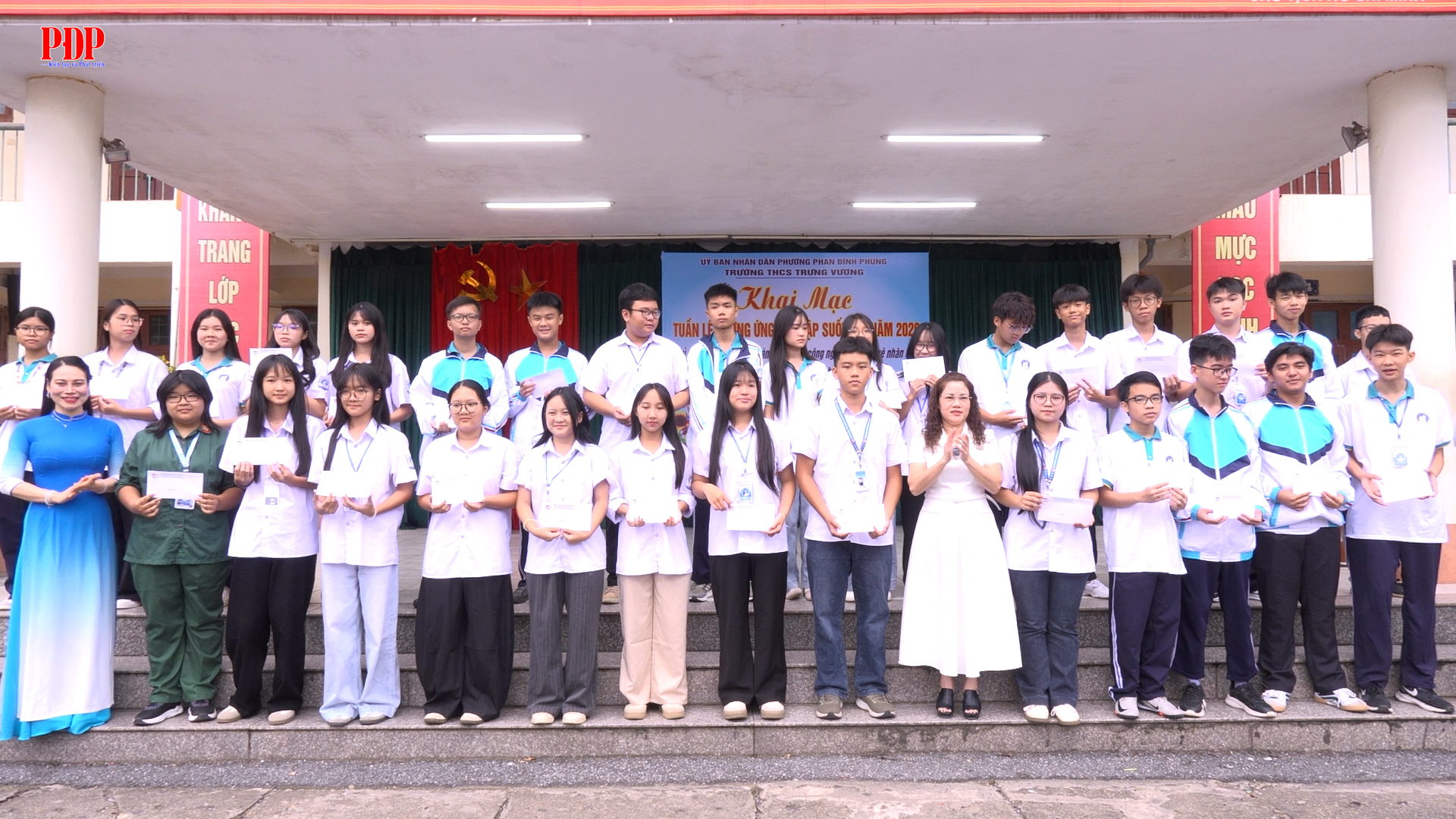 Trường THCS Trưng Vương khai mạc Tuần lễ hưởng ứng học tập suốt đời năm 2026.