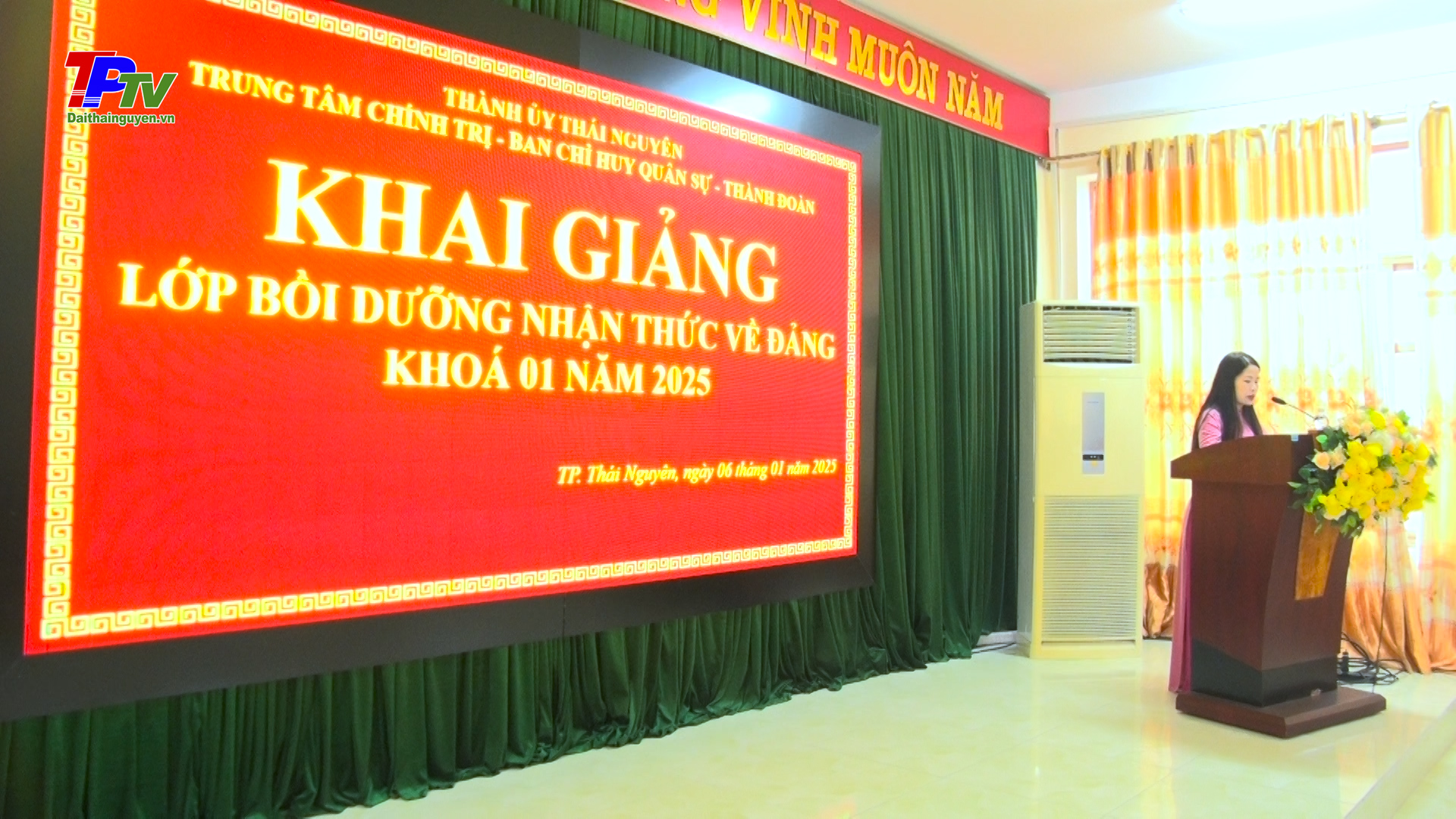 Khai giảng lớp bồi dưỡng nhận thức về Đảng khóa I năm 2025.