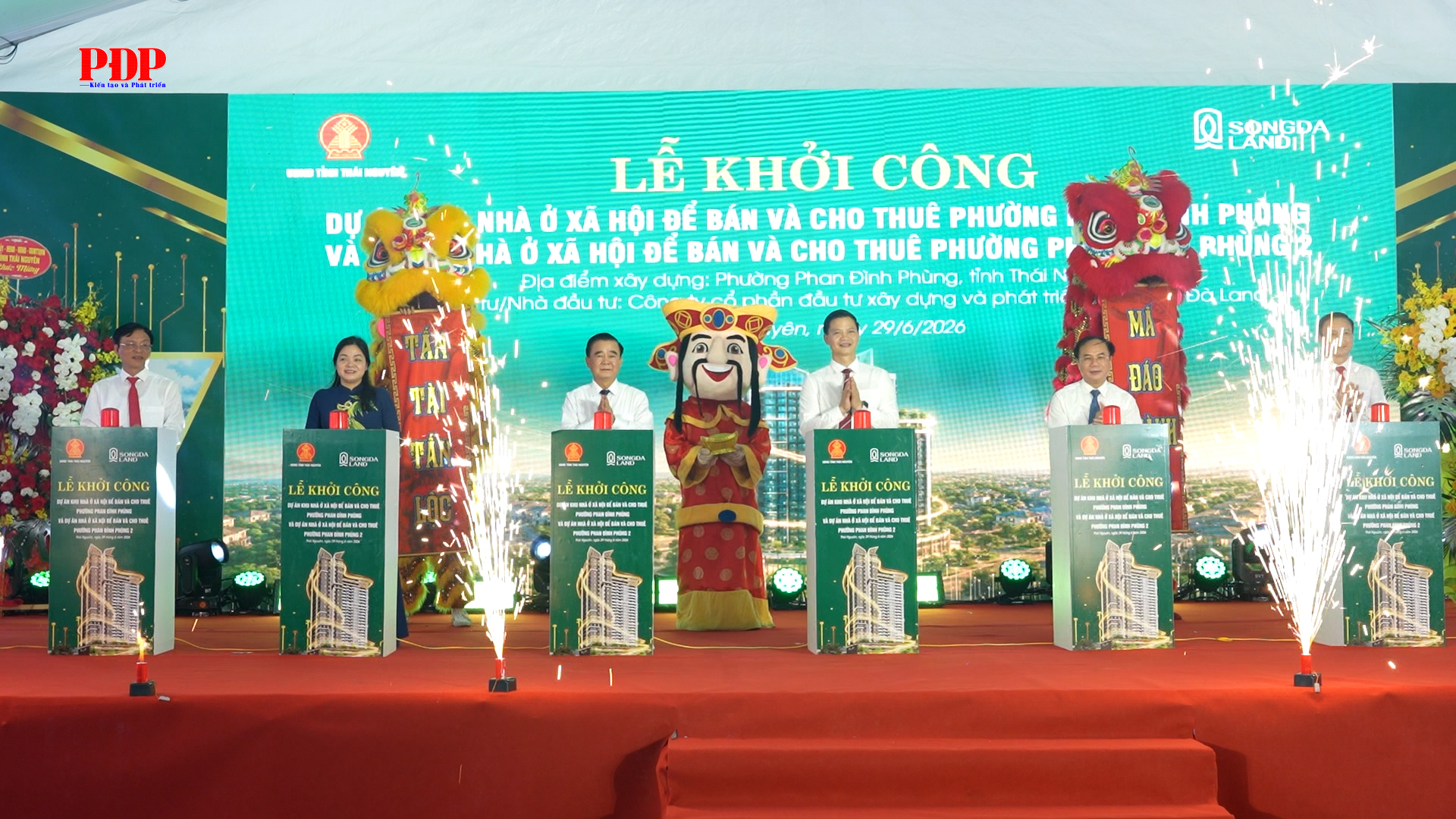 Khởi công 02 Dự án Khu nhà ở xã hội để bán và cho thuê tại phường Phan Đình Phùng