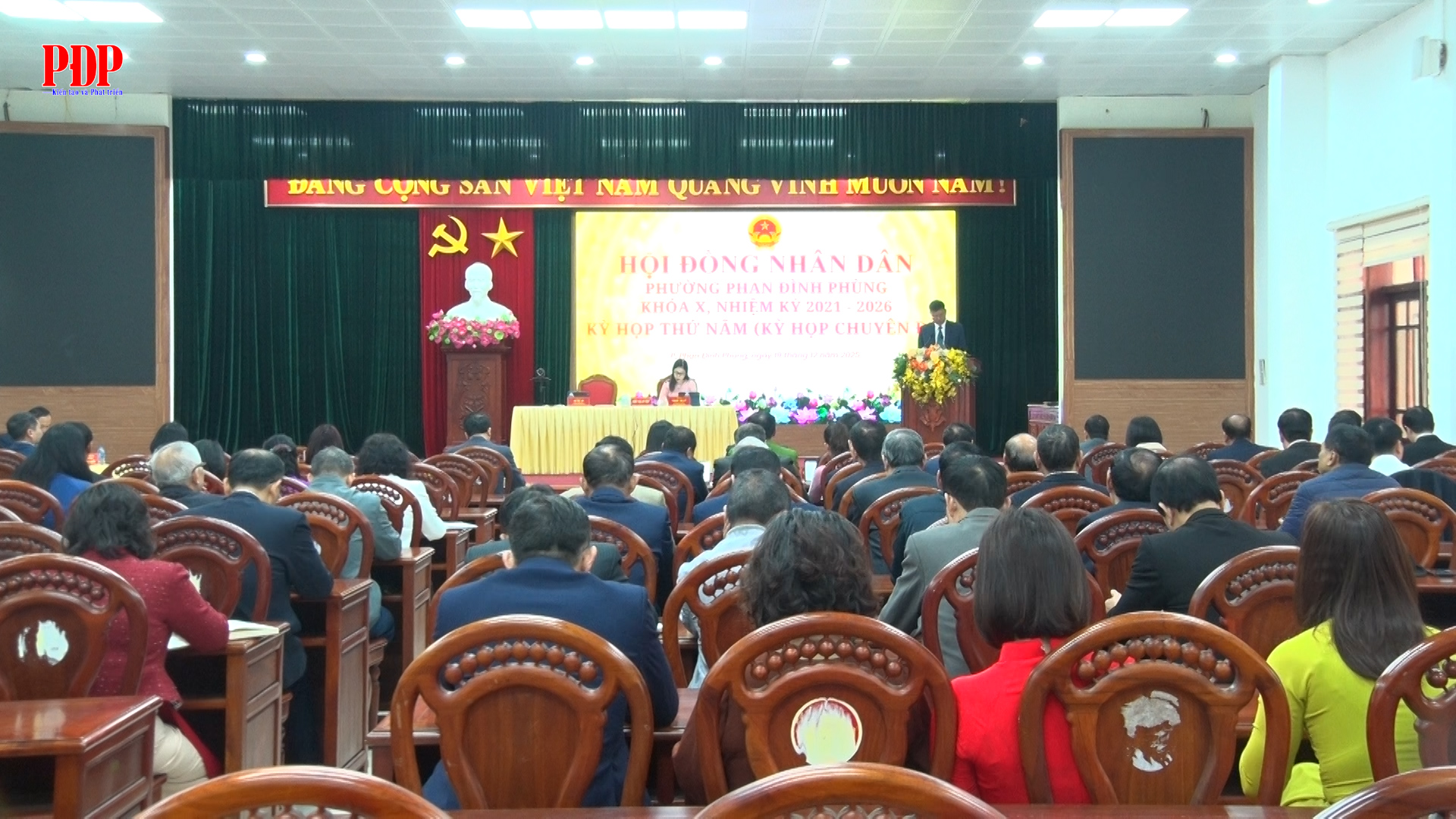 Kỳ họp thứ năm (Kỳ họp chuyên đề) HĐND phường Phan Đình Phùng khoá X, nhiệm kỳ 2021-2026