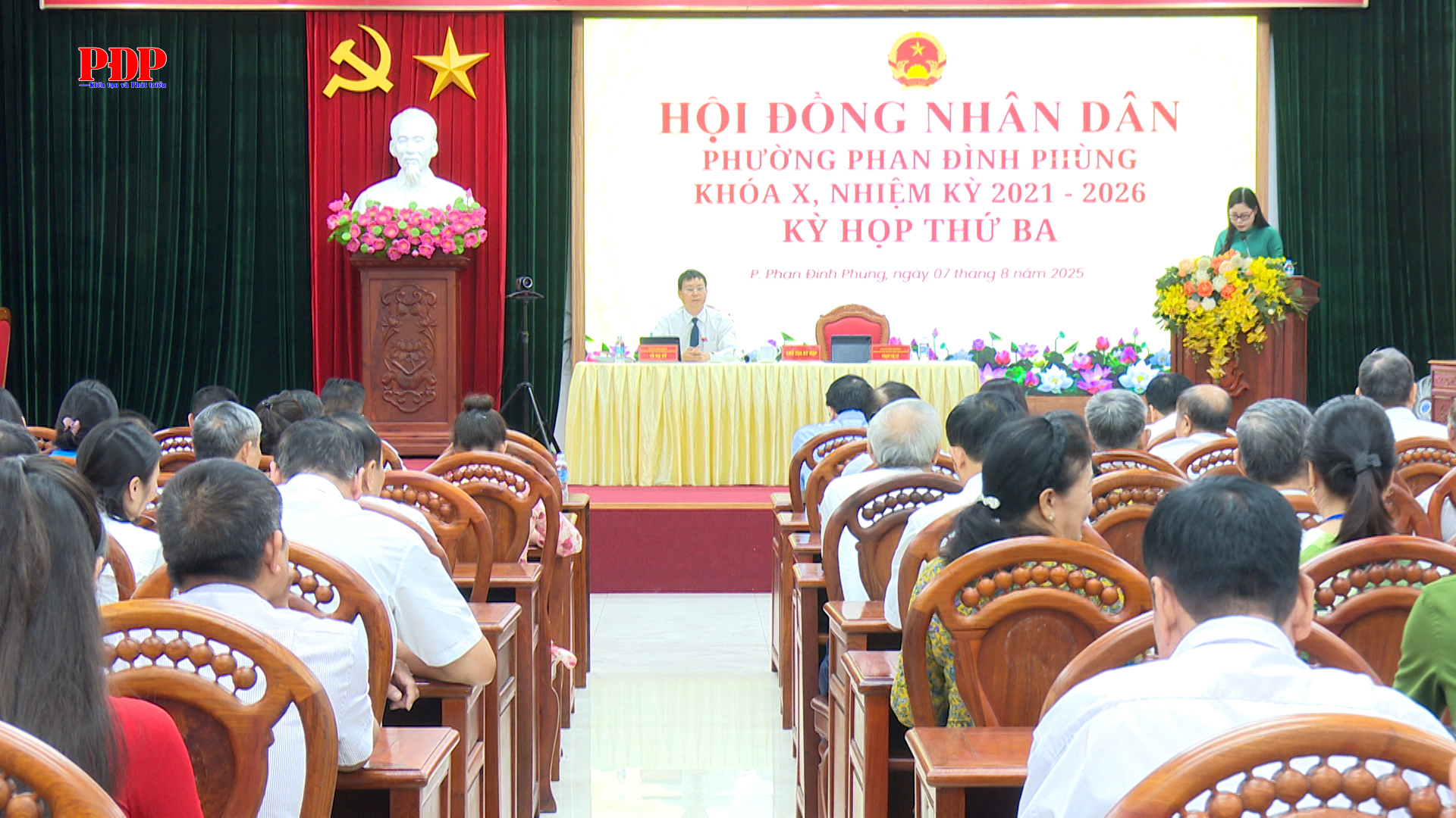 Kỳ họp thứ ba (Kỳ họp chuyên đề), HĐND phường Phan Đình Phùng khóa X, nhiệm kỳ 2021 - 2026.