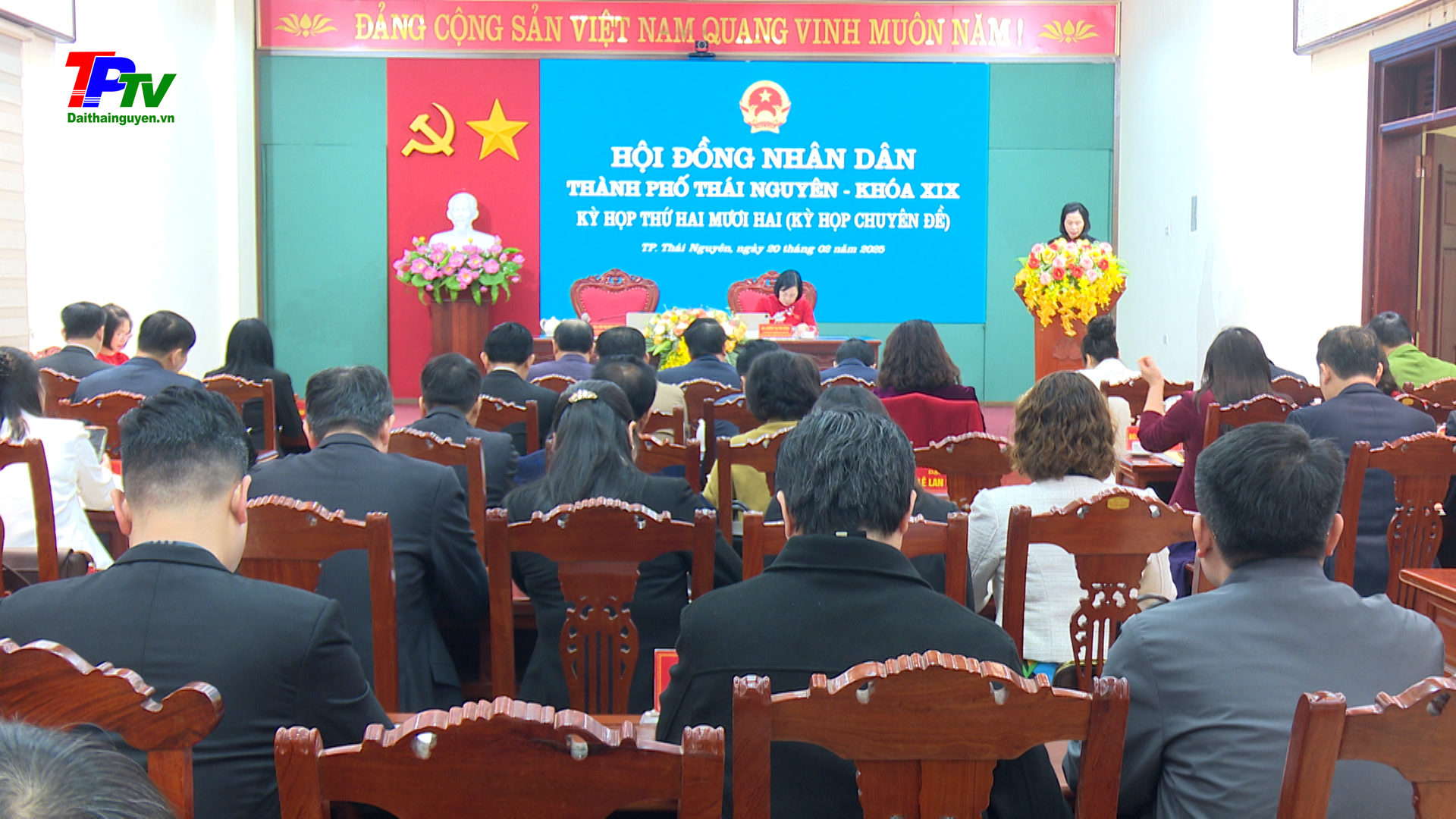 Kỳ họp thứ hai mươi hai ( kỳ họp chuyên đề ) HĐND TP. Thái Nguyên khóa XIX nhiệm kỳ 2021 - 2026.
