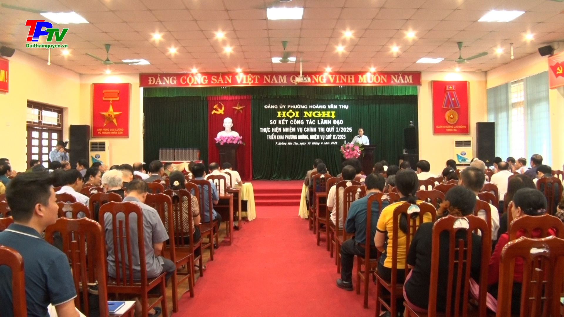 Đảng uỷ phường Hoàng Văn Thụ: Triển khai nhiệm vụ quý II năm 2025.