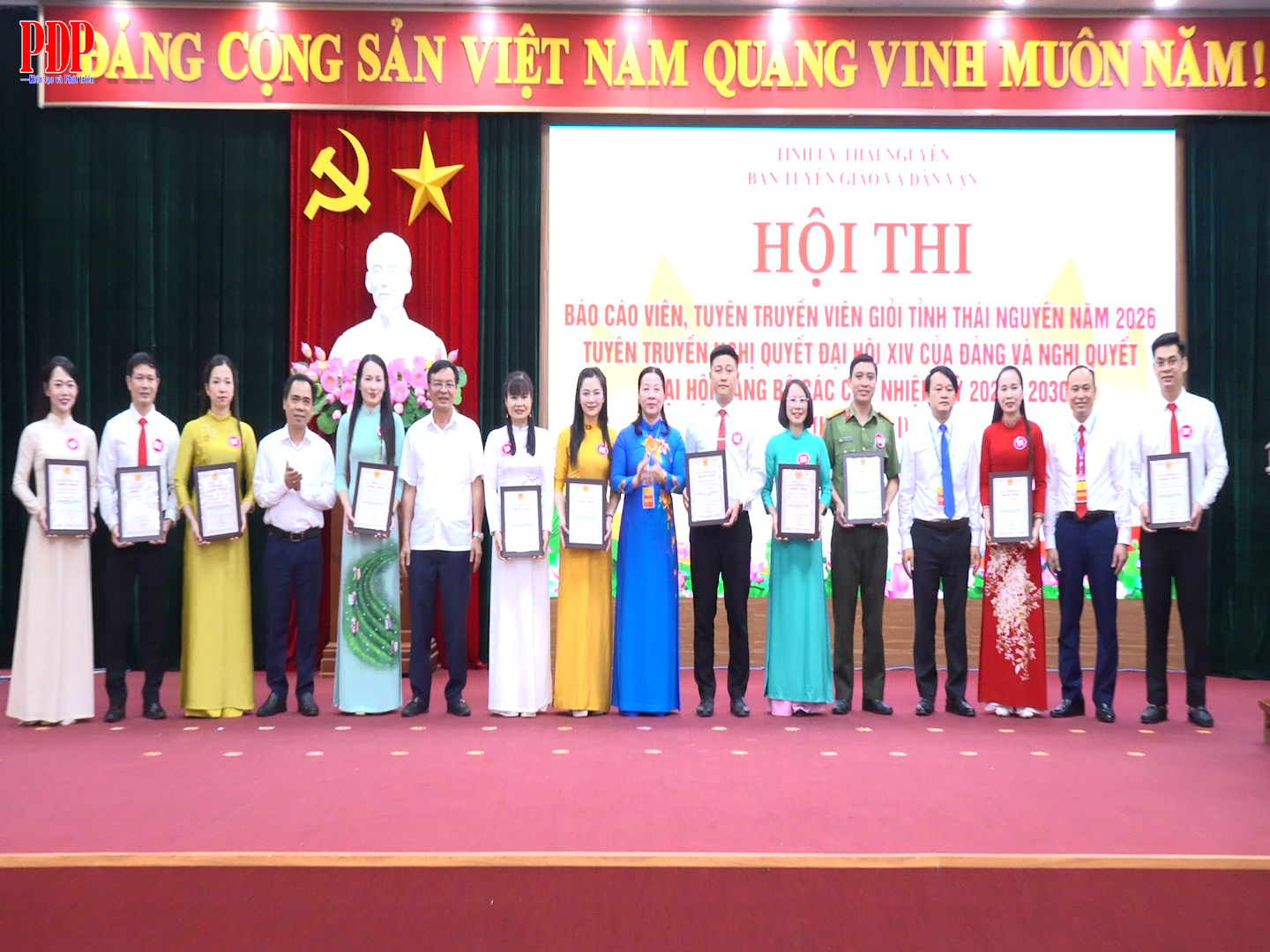 Hội thi báo cáo viên, tuyên truyền viên giỏi tỉnh Thái Nguyên năm 2026 (khu vực I)