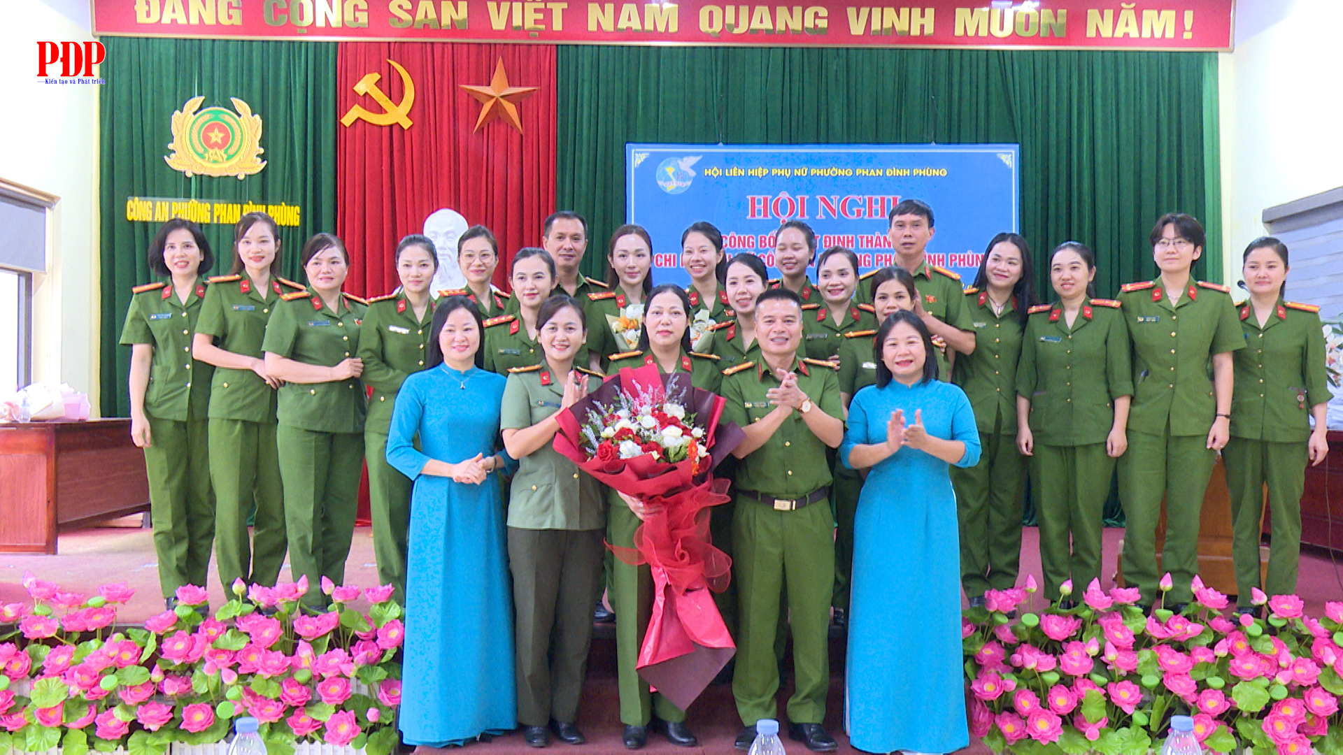 Thành lập Chi hội Phụ nữ Công an phường Phan Đình Phùng