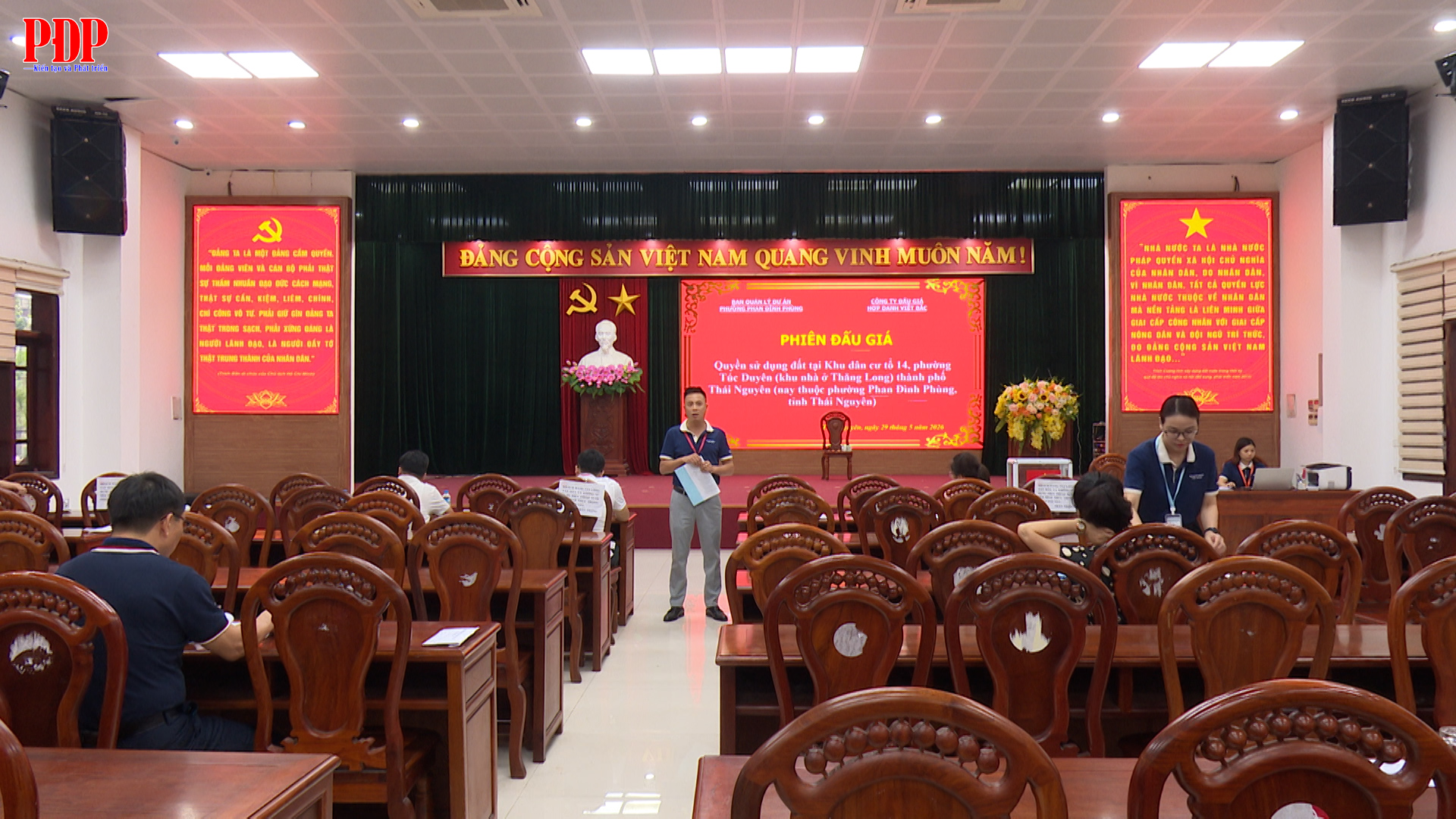 Phường Phan Đình Phùng đấu giá thành công 4 ô đất