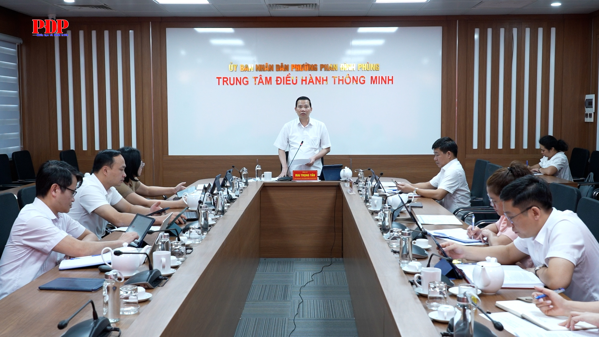 Giao ban Chủ tịch, các Phó chủ tịch UBND phường Phan Đình Phùng