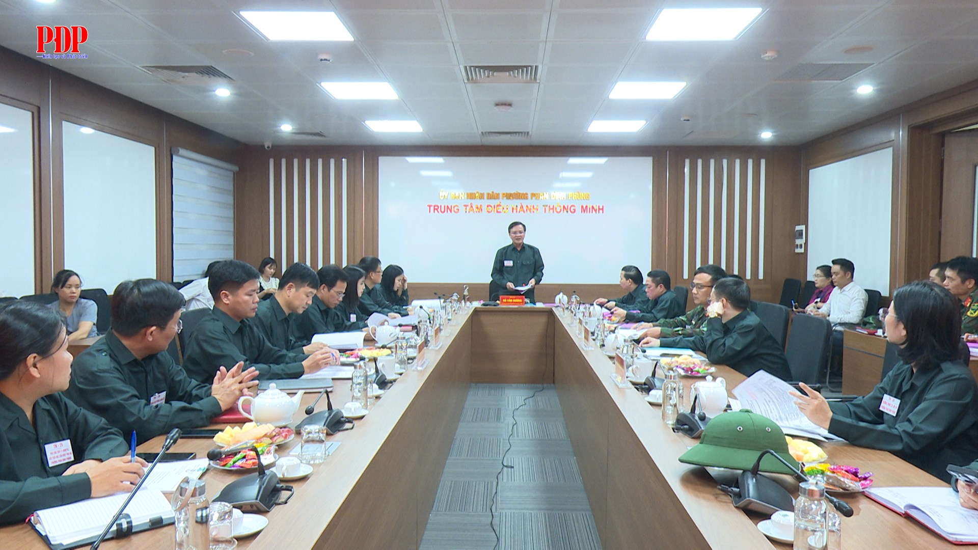 Phường Phan Đình Phùng luyện tập vận hành cơ chế chuẩn bị diễn tập chiến đấu khu vực phòng thủ năm 2026