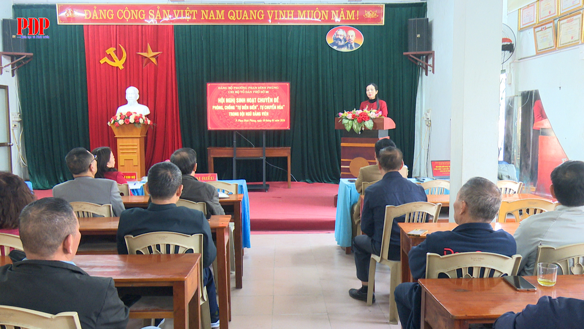 Chi bộ 90, phường Phan Đình Phùng sinh hoạt chuyên đề: Phòng, chống 
