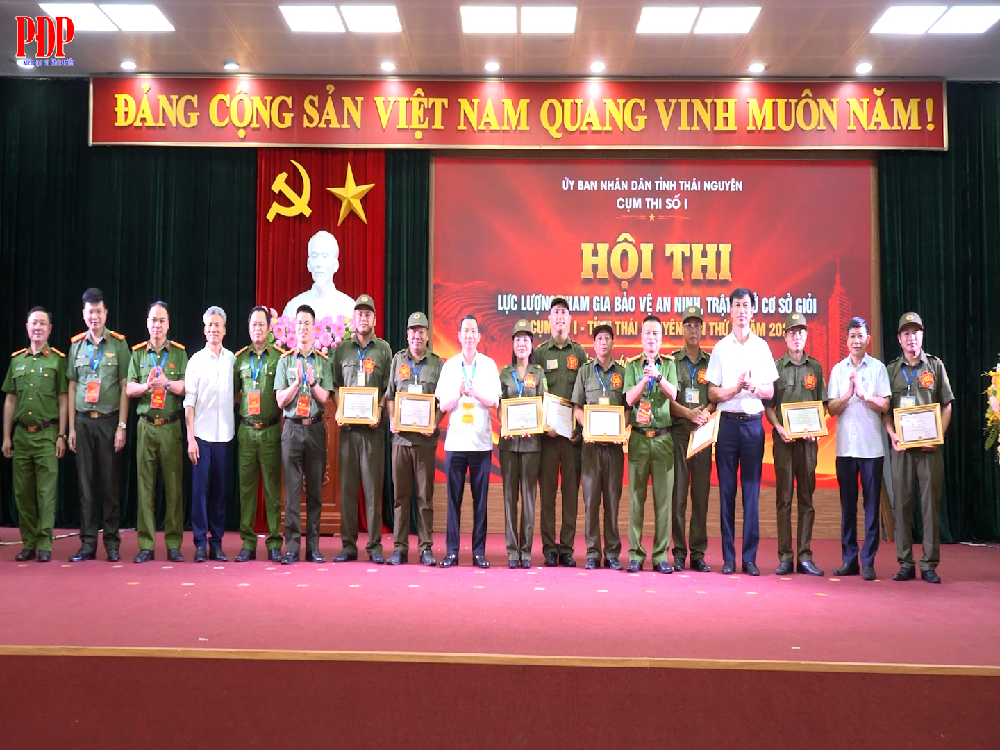 Sôi nổi Hội thi lực lượng tham gia bảo vệ ANTT ở cơ sở giỏi Cụm số 1