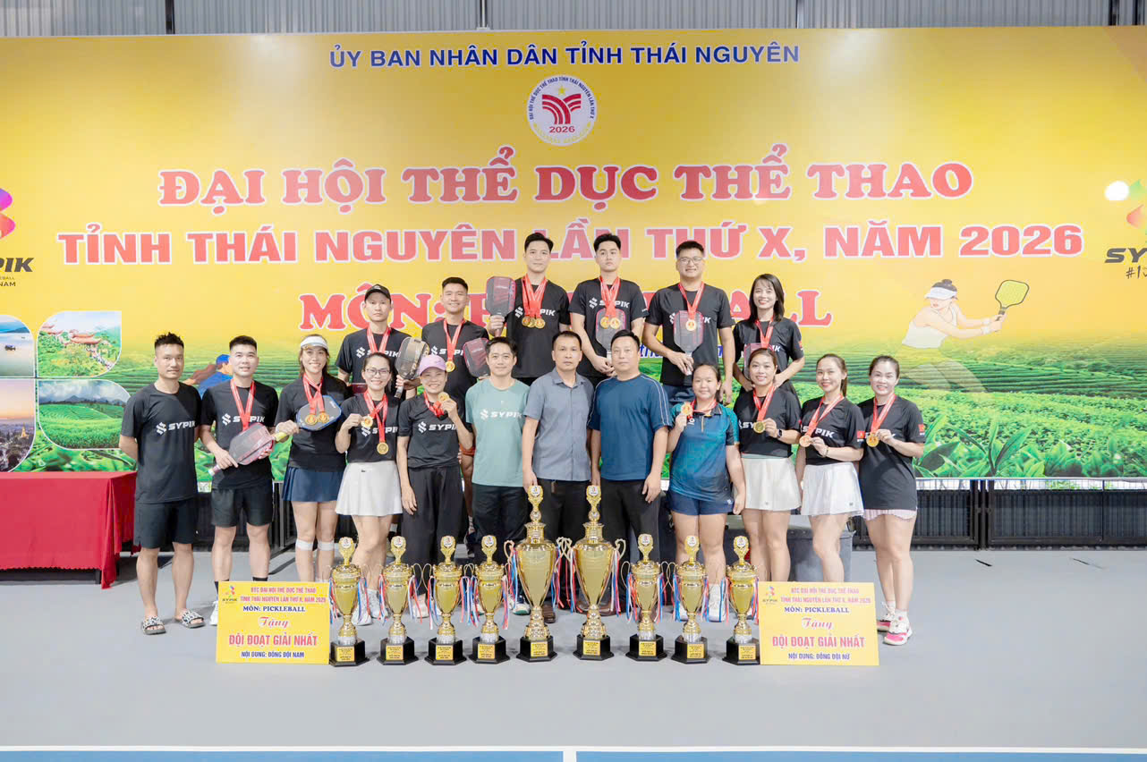 Phường Phan Đình Phùng dẫn đầu toàn đoàn tại Đại hội TDTT tỉnh Thái Nguyên lần thứ 10 năm 2026
