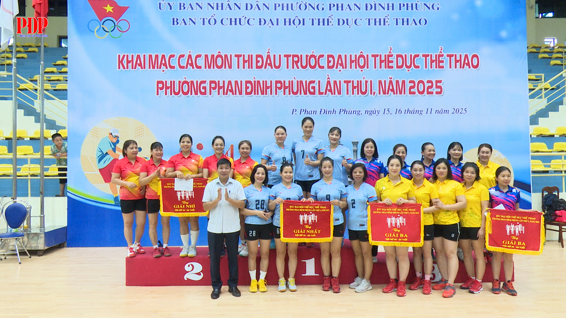 Bế mạc và trao giải các môn thi đấu trước Đại hội Thể dục Thể thao phường Phan Đình Phùng lần thứ I năm 2025