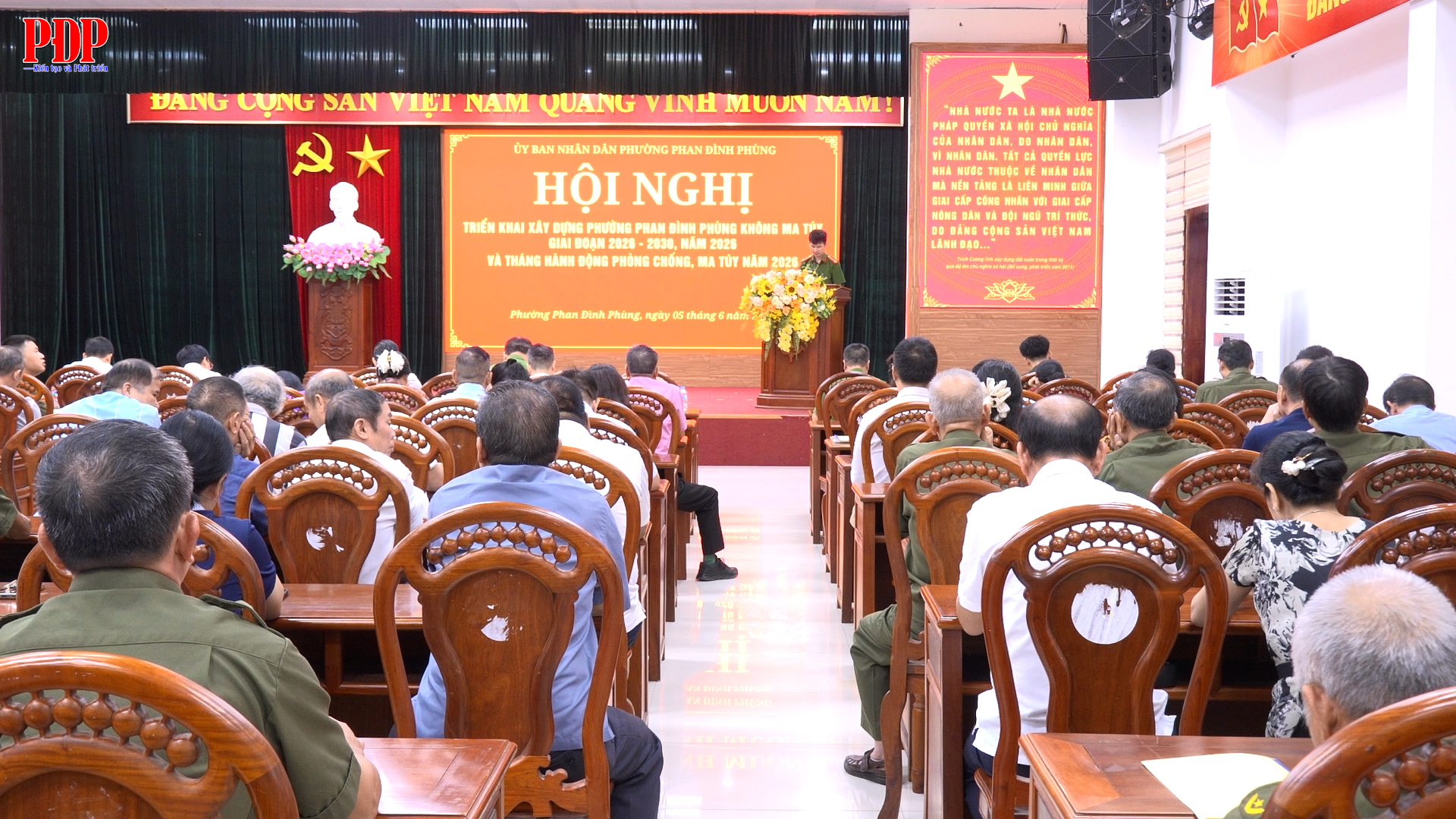 Triển khai xây dựng phường Phan Đình Phùng không ma tuý giai đoạn 2026 - 2030