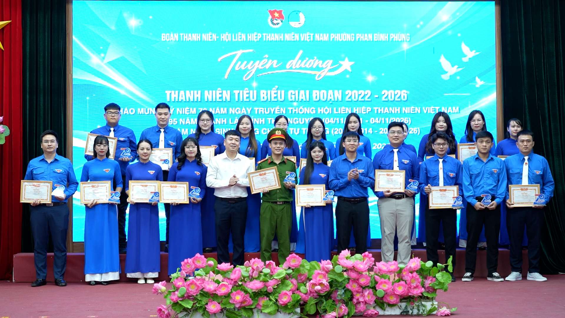 Kỷ niệm 70 năm Ngày truyền thống Hội Liên hiệp Thanh niên Việt Nam và tuyên dương Thanh niên tiên tiến tiêu biểu giai đoạn 2022 - 2026