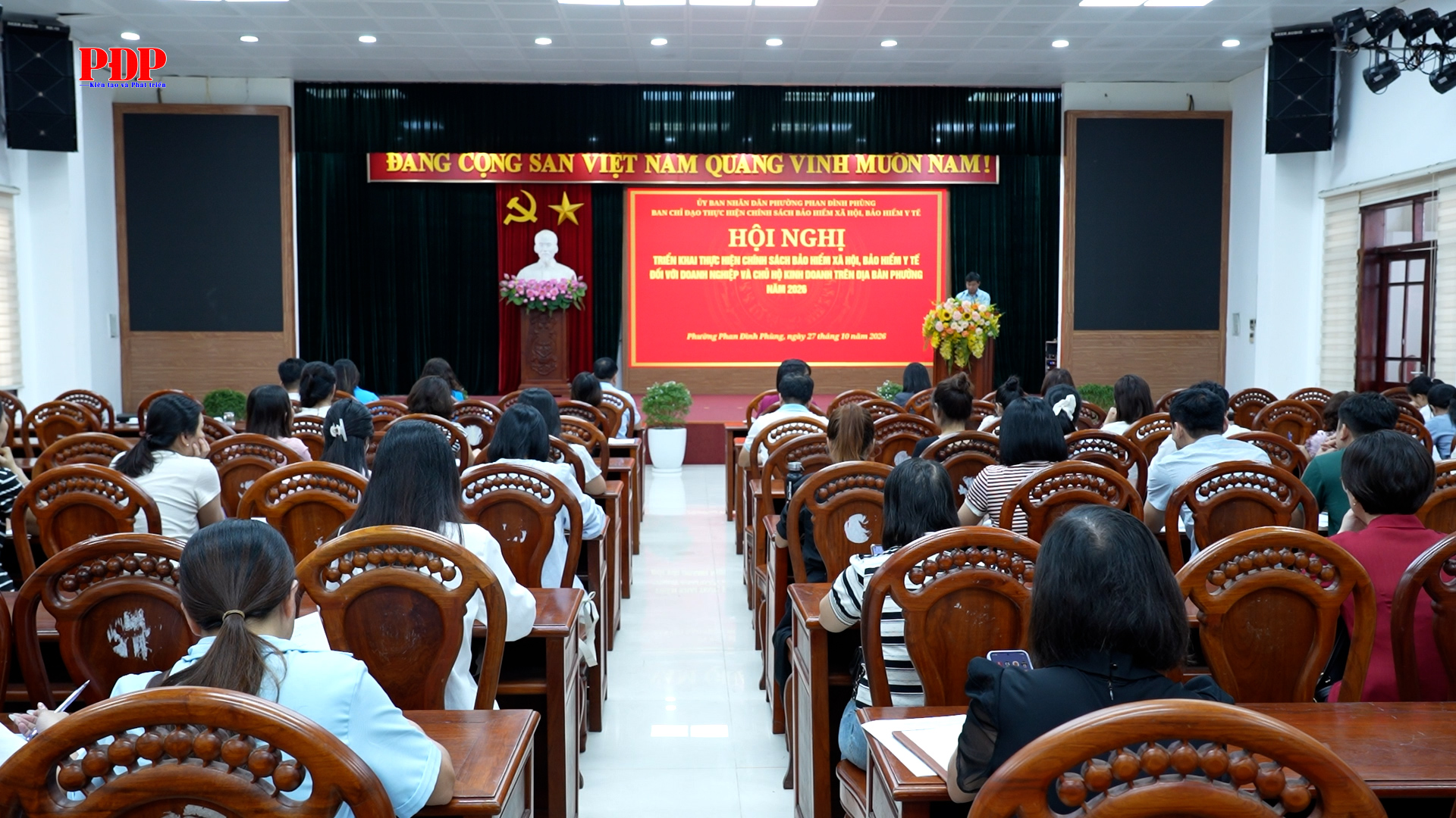 Phường Phan Đình Phùng tuyên truyền chính sách BHXH, BHYT đối với doanh nghiệp, hộ kinh doanh.