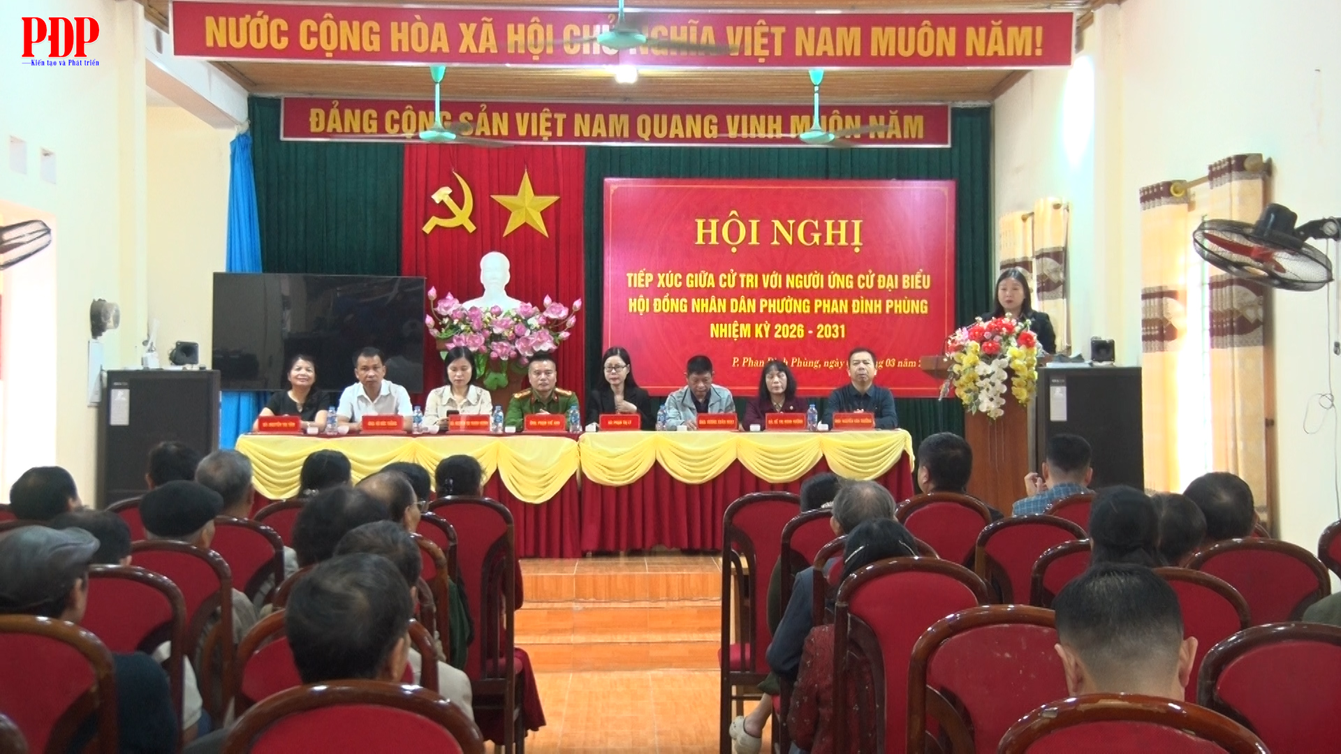 Hội nghị tiếp xúc giữa cử tri với người ứng cử đại biểu HĐND phường Phan Đình Phùng nhiệm kỳ 2026 - 2031