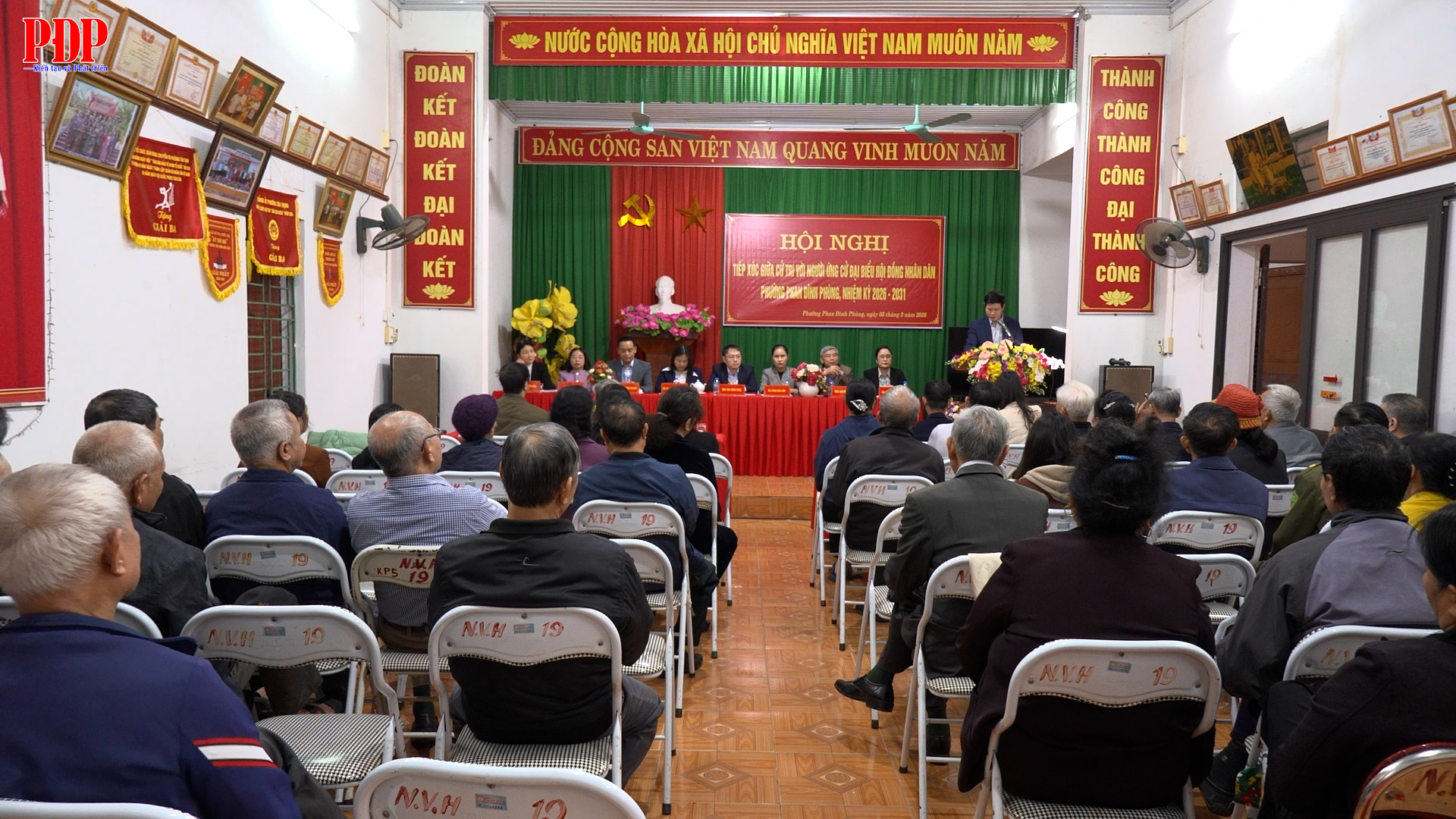 Người ứng cử đại biểu HĐND phường Phan Đình Phùng nhiệm kỳ 2026 - 2031 tại đơn vị bầu cử số 4 tiếp xúc cử tri các tổ dân phố 61, 62