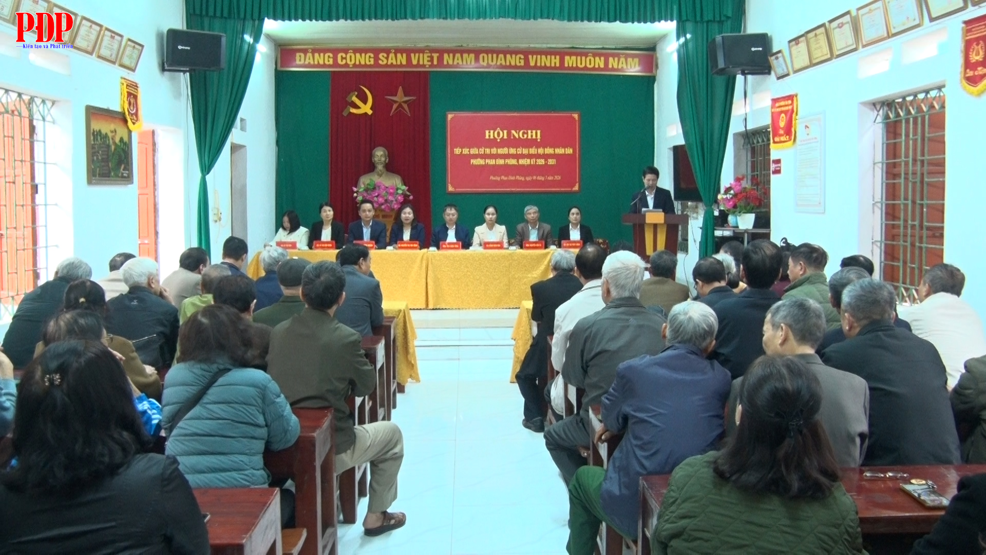 Những người ứng cử đại biểu HĐND phường Phan Đình Phùng nhiệm kỳ 2026 - 2031 tại đơn vị bầu cử số 4 tiếp xúc cử tri tổ dân phố 55, 56