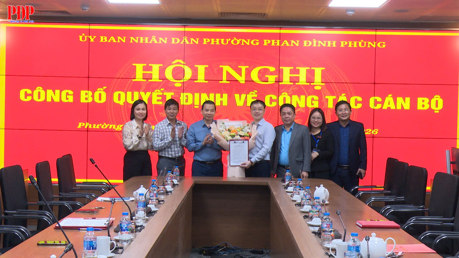 UBND phường Phan Đình Phùng: Công bố quyết định về công tác cán bộ