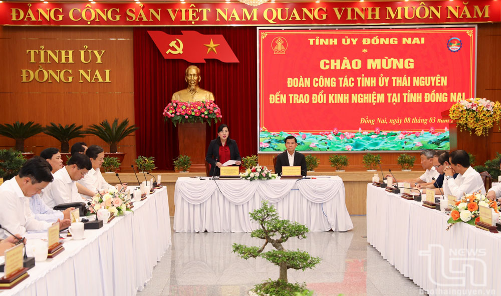 Thái Nguyên và Đồng Nai tăng cường hợp tác trên tất cả các lĩnh vực