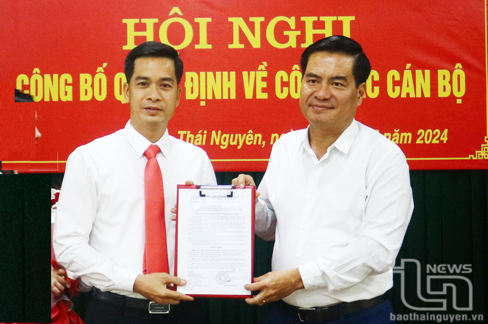 Công bố Quyết định bổ nhiệm Phó Giám đốc Sở Lao động - Thương binh và Xã hội