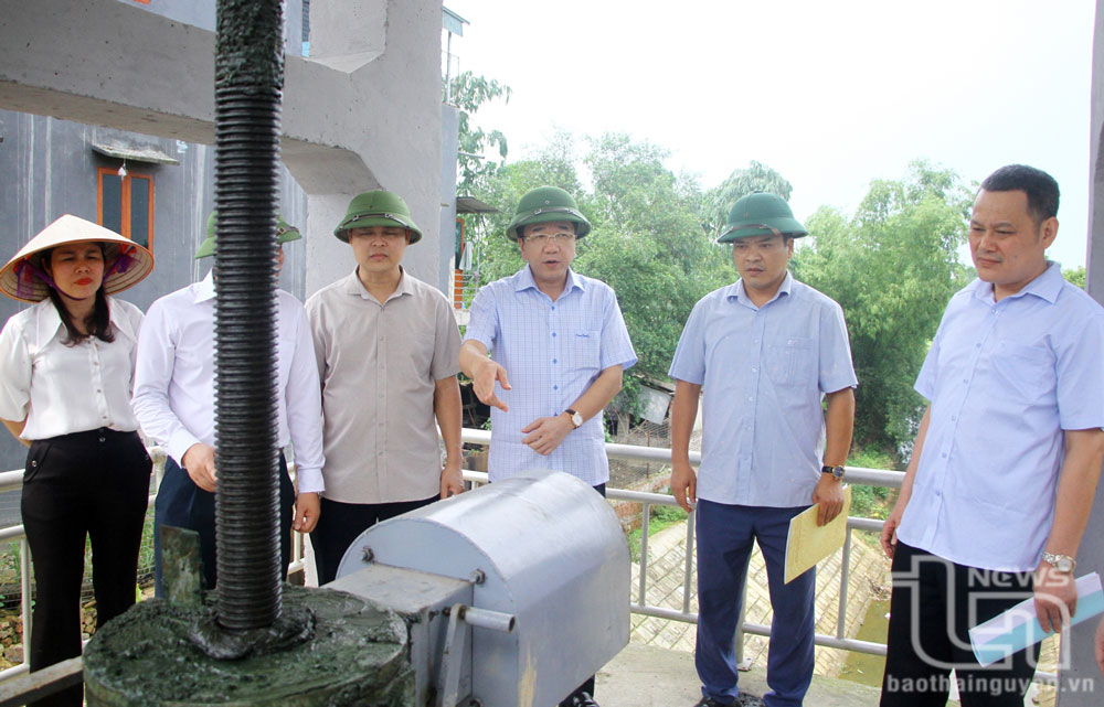 Lãnh đạo tỉnh Thái Nguyên kiểm tra công tác phòng, chống thiên tai