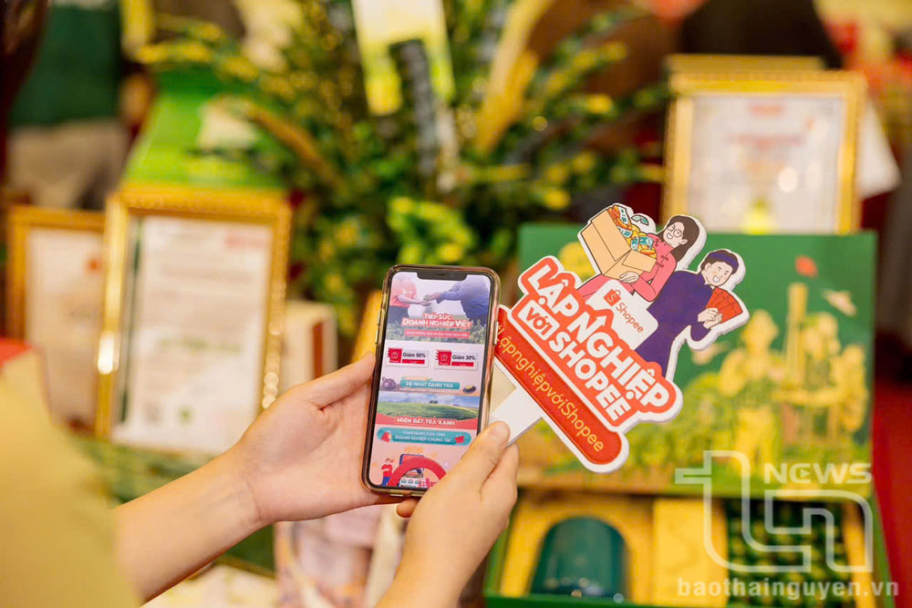 Thái Nguyên là địa phương đầu tiên có gian hàng nông sản chung trên Sàn thương mại điện tử Shopee