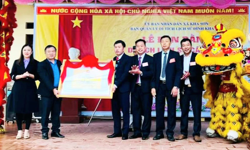 Phú Bình: Đón Bằng công nhận Di tích lịch sử cấp tỉnh đình Kha Nhi