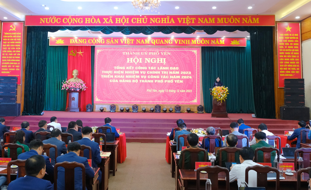 Tập trung chỉ đạo xây dựng TP. Phổ Yên trở thành đô thị loại II