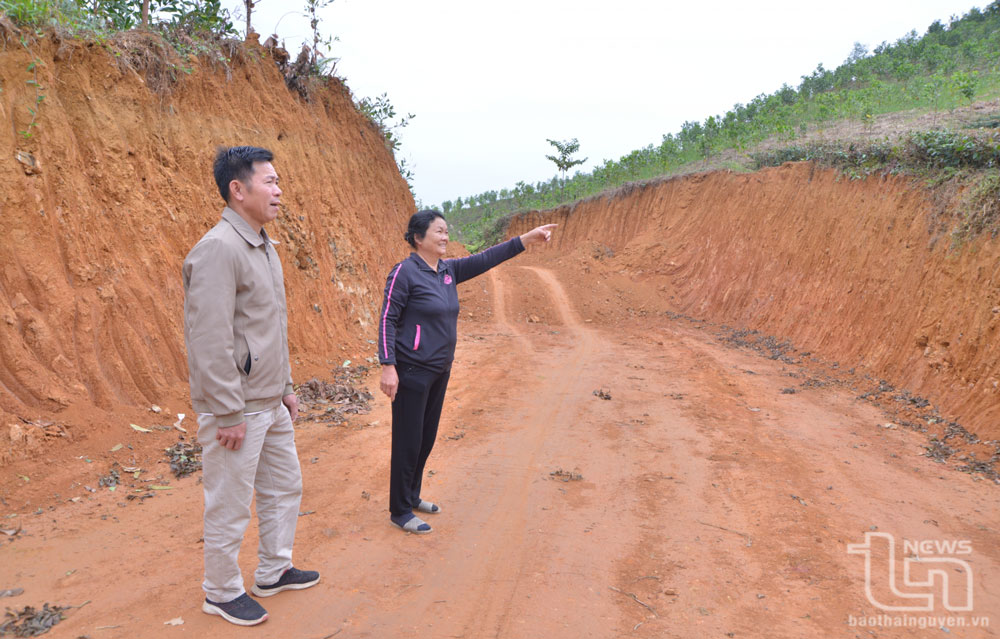 Một hộ nghèo hiến gần 500m2 đất làm đường giao thông