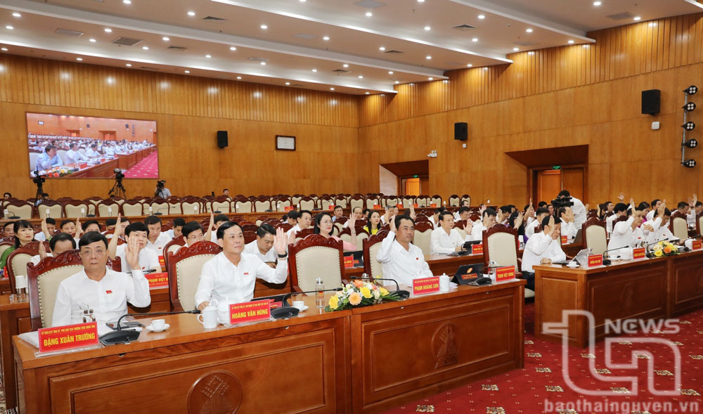 Kỳ họp thứ 19 HĐND tỉnh Thái Nguyên: Thông qua 21 nghị quyết