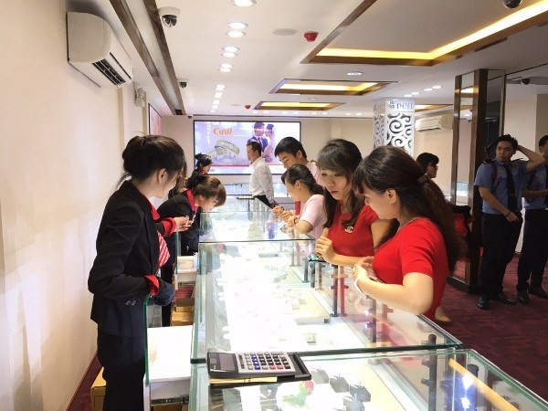 Đảo chiều, giá vàng trong nước tăng từ 50.000 đến 130.000 đồng