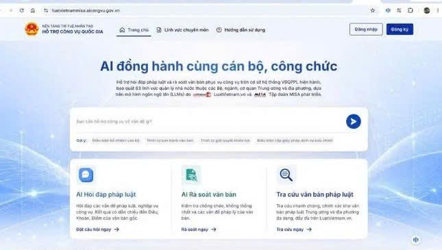Đôn đốc sử dụng nền tảng trí tuệ nhân tạo hỗ trợ công vụ