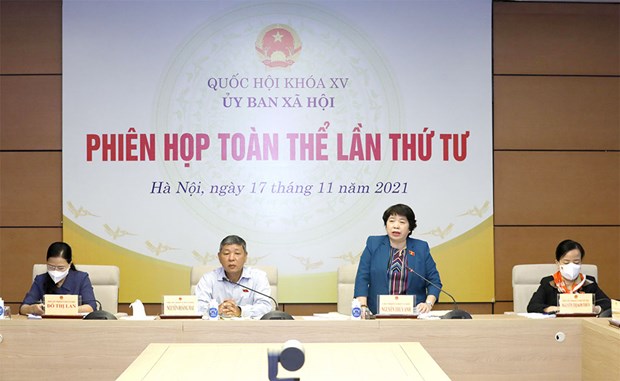 Phiên họp toàn thể lần thứ 4 Ủy ban Xã hội của Quốc hội