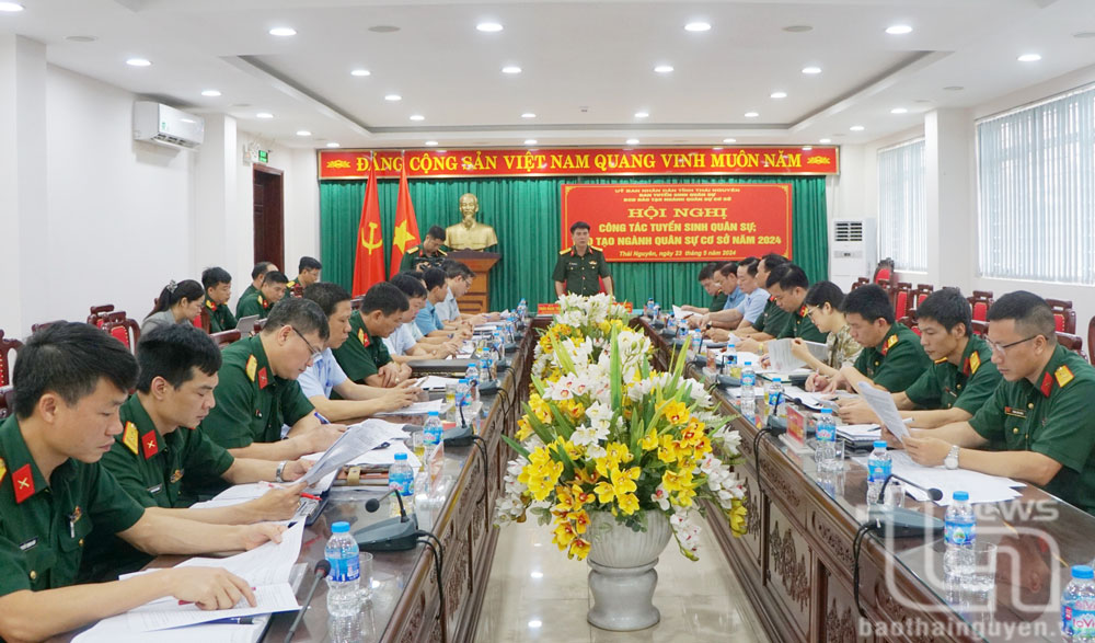 Thái Nguyên: 353 thí sinh đủ điều kiện đăng ký dự thi, xét tuyển vào các trường quân đội
