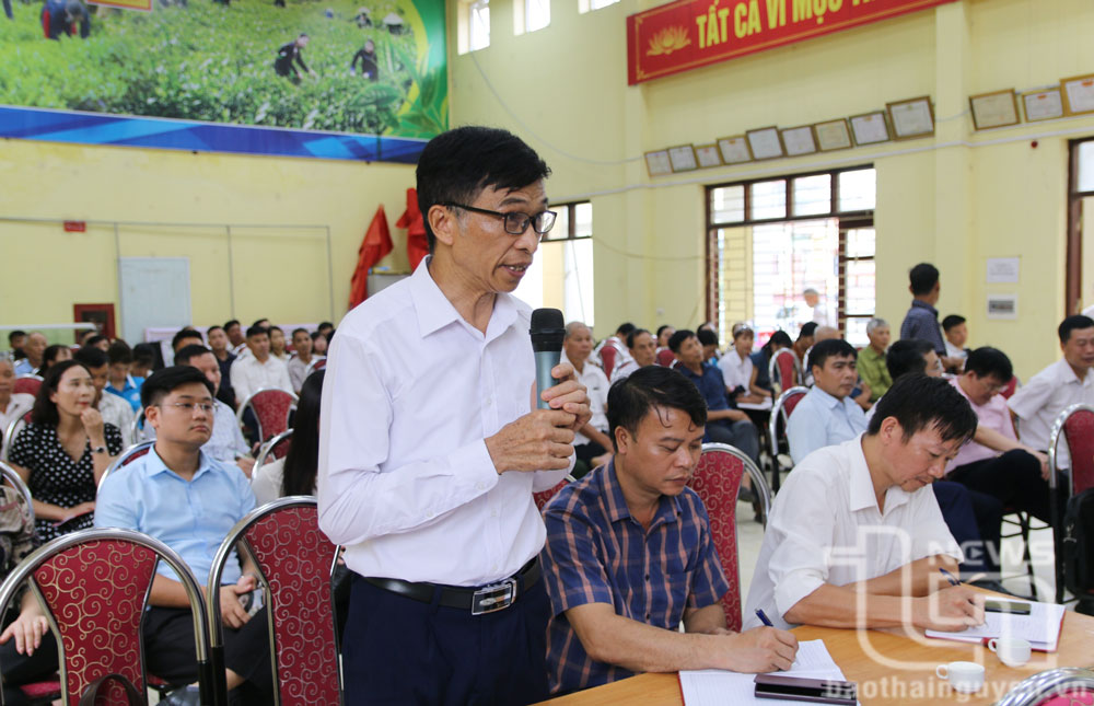 Đại biểu Quốc hội tiếp xúc cử tri tại huyện Phú Lương và Đồng Hỷ